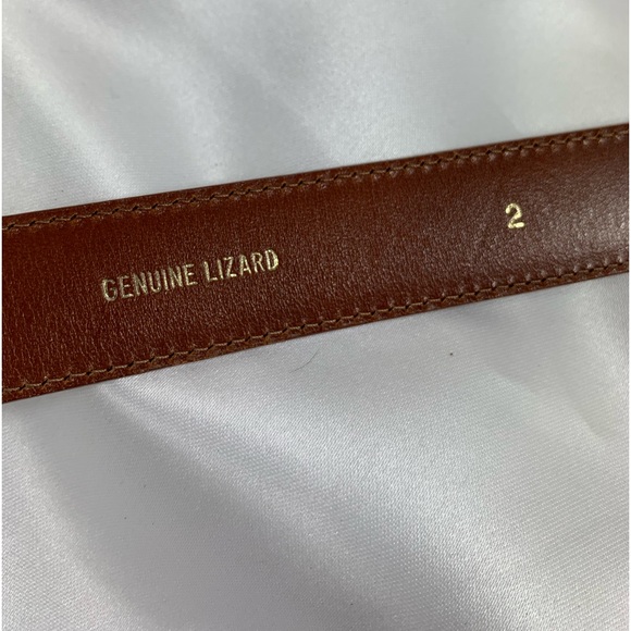 Vintage BARRY KIESELSTEIN CORD celestial belt lizard and alligator sun 90s small - Picture 14 of 16